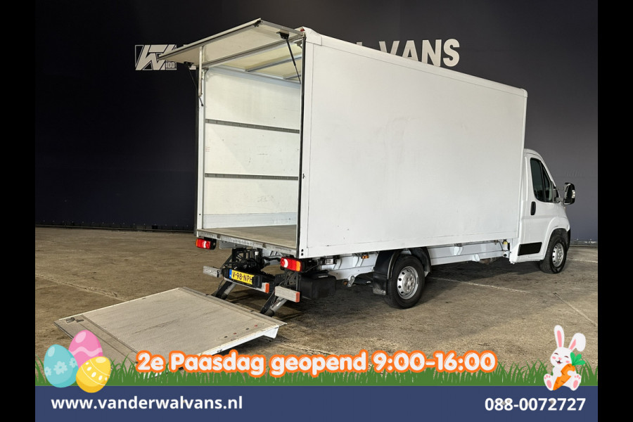 Citroën Jumper 2.2 BlueHDi 141pk Bakwagen 436cm Lang Laadklep Euro6 Airco | 1015kg laadvermogen | Cruisecontrol Camera, Bijrijdersbank