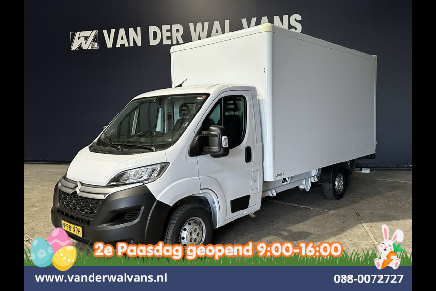 Citroën Jumper 2.2 BlueHDi 141pk Bakwagen 436cm Lang Laadklep Euro6 Airco | 1015kg laadvermogen | Cruisecontrol Camera, Bijrijdersbank