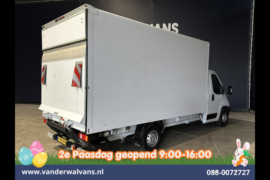 Citroën Jumper 2.2 BlueHDi 141pk Bakwagen 436cm Lang Laadklep Euro6 Airco | 1015kg laadvermogen | Cruisecontrol Camera, Bijrijdersbank