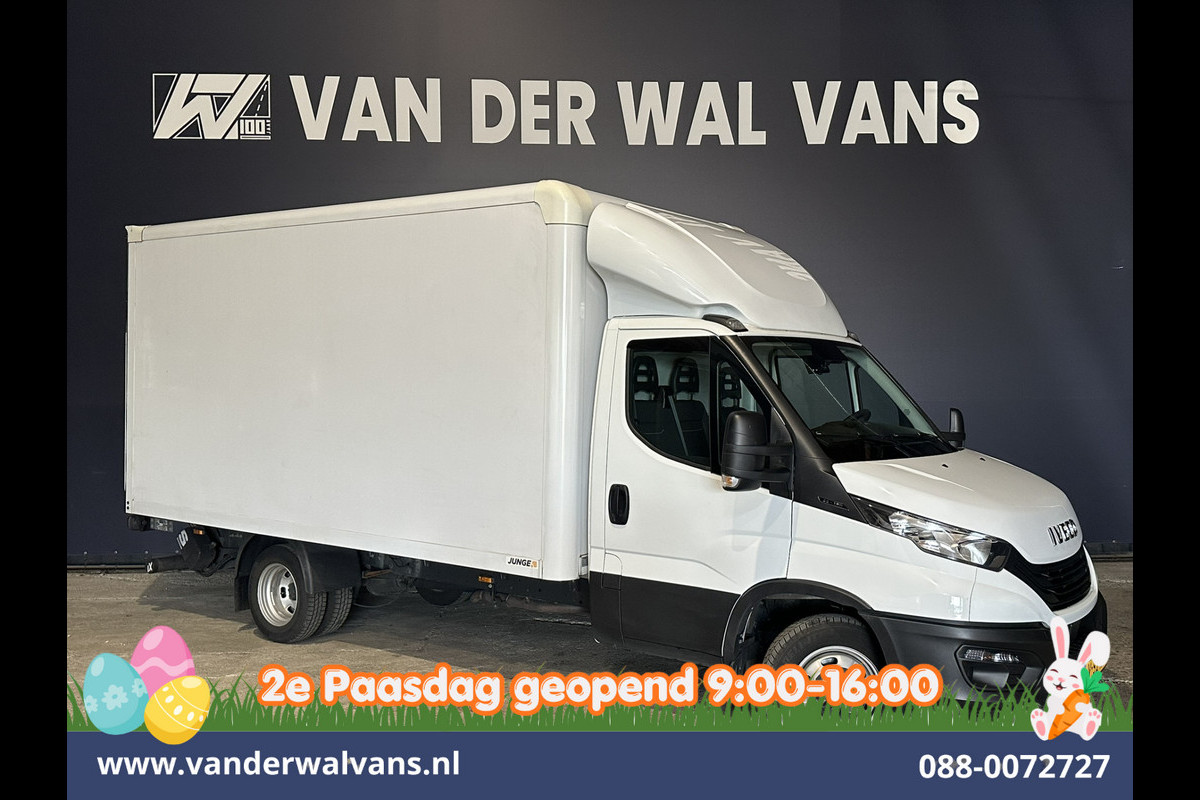 Iveco Daily 35C16H 157pk Bakwagen Dubbel Lucht Laadklep Euro6 Airco | Camera | 1010kg laadvermogen Bijrijdersbank