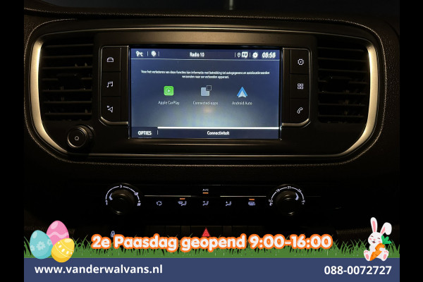 Opel Vivaro 2.0CDTI 145pk L3H1 Dubbele Cabine Euro6 Airco | 6-Zits | Navigatie | 2500kg Trekhaak | Apple Carplay Android Auto, Cruisecontrol, Parkeersensoren