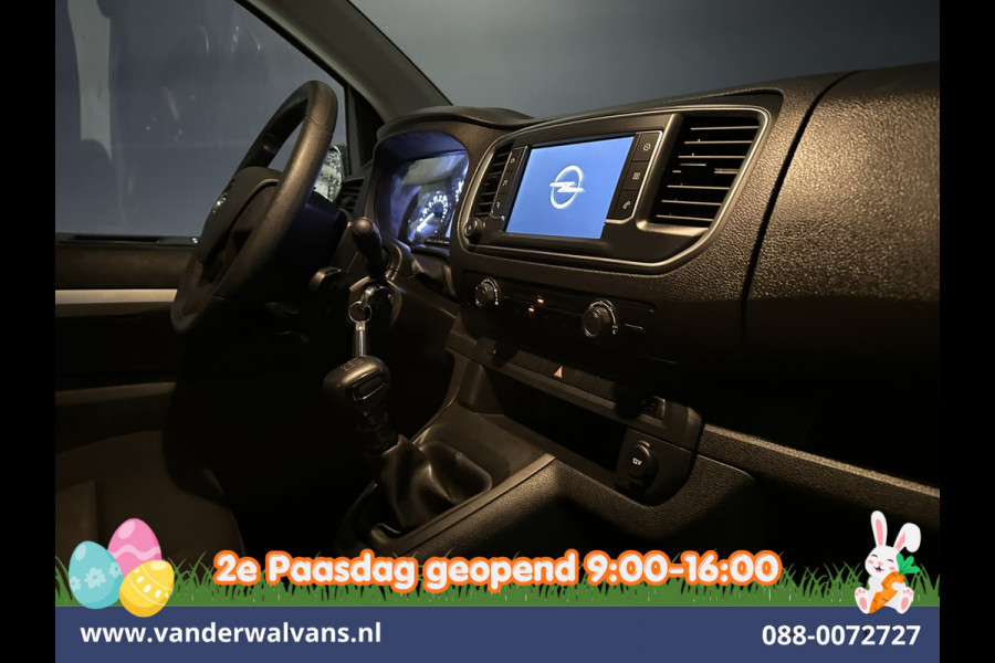 Opel Vivaro 2.0CDTI 145pk L3H1 Dubbele Cabine Euro6 Airco | 6-Zits | Navigatie | 2500kg Trekhaak | Apple Carplay Android Auto, Cruisecontrol, Parkeersensoren