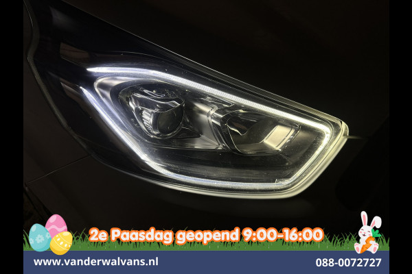 Ford Transit Custom 2.0 TDCI 131pk L2H1 Dubbele Cabine Euro6 Airco | 6-Zits | Navigatie | LED | Apple Carplay | Cruisecontrol Android Auto, Parkeersensoren, Stoelverwarming, Verwarmde voorruit, 2800kg trekvermogen