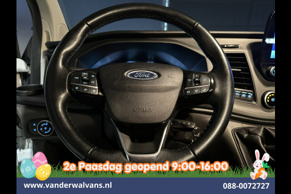 Ford Transit Custom 2.0 TDCI 131pk L2H1 Dubbele Cabine Euro6 Airco | 6-Zits | Navigatie | LED | Apple Carplay | Cruisecontrol Android Auto, Parkeersensoren, Stoelverwarming, Verwarmde voorruit, 2800kg trekvermogen