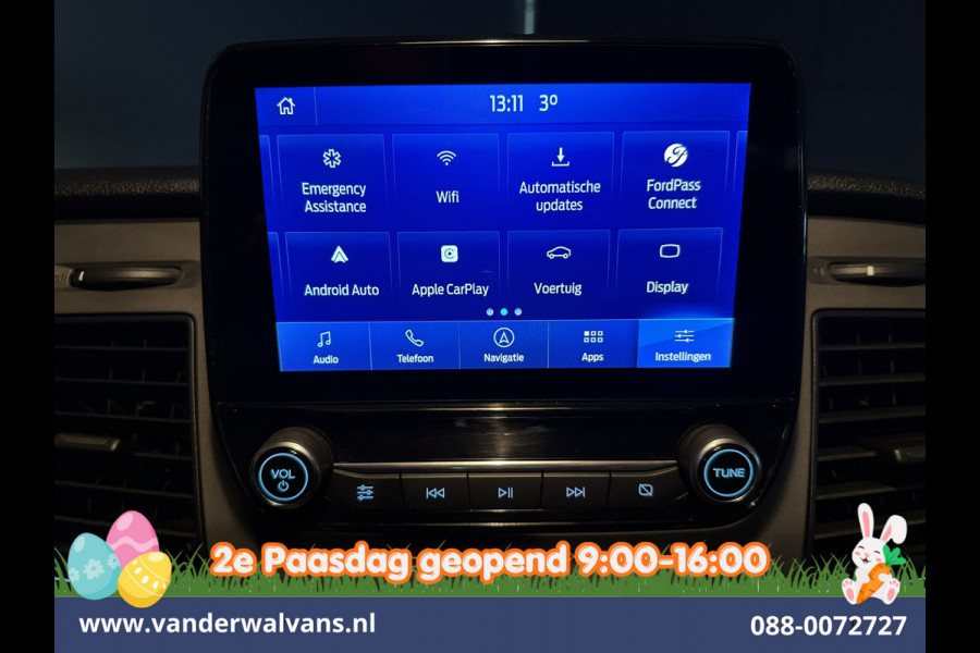 Ford Transit Custom 2.0 TDCI 131pk L2H1 Dubbele Cabine Euro6 Airco | 6-Zits | Navigatie | LED | Apple Carplay | Cruisecontrol Android Auto, Parkeersensoren, Stoelverwarming, Verwarmde voorruit, 2800kg trekvermogen