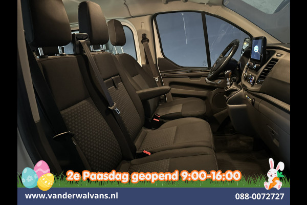 Ford Transit Custom 2.0 TDCI 131pk L2H1 Dubbele Cabine Euro6 Airco | 6-Zits | Navigatie | LED | Apple Carplay | Cruisecontrol Android Auto, Parkeersensoren, Stoelverwarming, Verwarmde voorruit, 2800kg trekvermogen