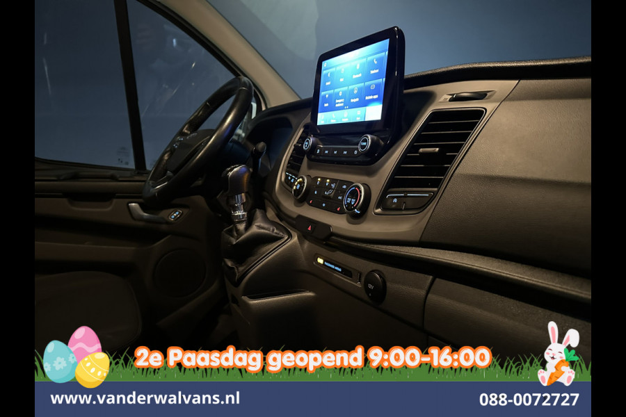 Ford Transit Custom 2.0 TDCI 131pk L2H1 Dubbele Cabine Euro6 Airco | 6-Zits | Navigatie | LED | Apple Carplay | Cruisecontrol Android Auto, Parkeersensoren, Stoelverwarming, Verwarmde voorruit, 2800kg trekvermogen