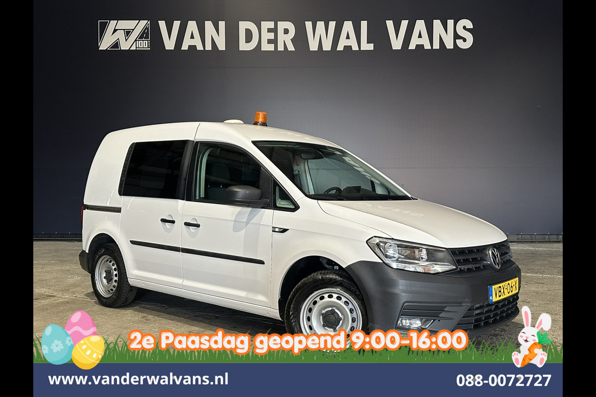 Volkswagen Caddy 2.0 TDI L1H1 Euro6 Airco | Camera | Cruisecontrol | Trekhaak Verwarmde Voorruit, Zijdeur, Parkeersensoren