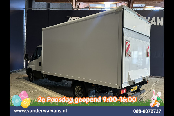 Iveco Daily 35C16H 157pk Dubbel Lucht Bakwagen Laadklep Euro6 Airco | Bijrijdersbank