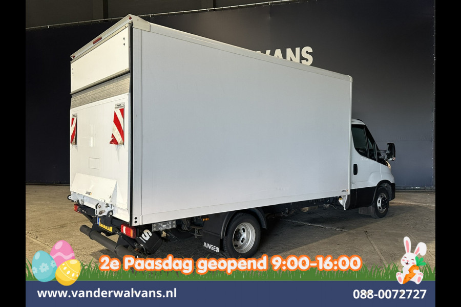 Iveco Daily 35C16H 157pk Dubbel Lucht Bakwagen Laadklep Euro6 Airco | Bijrijdersbank