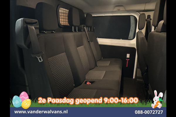Ford Transit Custom 2.0 TDCI 170pk L2H1 Dubbele Cabine Euro6 Airco | 6-Zits | Camera | Navigatie | LED | Apple Carplay Android Auto, Cruisecontrol, Stoelverwarming, Verwarmde voorruit, Parkeersensoren, 2800kg trekvermogen, Dakdragers