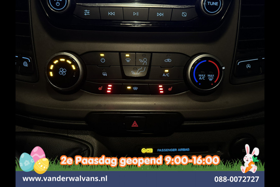 Ford Transit Custom 2.0 TDCI 170pk L2H1 Dubbele Cabine Euro6 Airco | 6-Zits | Camera | Navigatie | LED | Apple Carplay Android Auto, Cruisecontrol, Stoelverwarming, Verwarmde voorruit, Parkeersensoren, 2800kg trekvermogen, Dakdragers