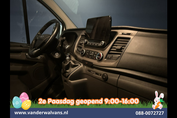 Ford Transit Custom 2.0 TDCI 170pk L2H1 Dubbele Cabine Euro6 Airco | 6-Zits | Camera | Navigatie | LED | Apple Carplay Android Auto, Cruisecontrol, Stoelverwarming, Verwarmde voorruit, Parkeersensoren, 2800kg trekvermogen, Dakdragers