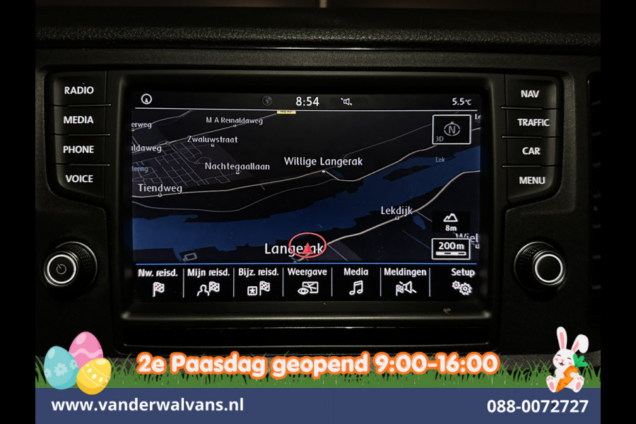 Volkswagen Crafter 2.0 TDI 140pk Automaat L3H3 L2H2 Euro6 Airco | Navigatie | Camera | Apple Carplay | Chauffeursstoel Android Auto, Leder, Parkeersensoren, Bijrijdersbank