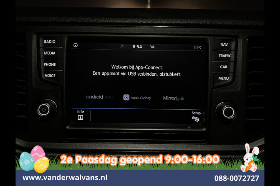 Volkswagen Crafter 2.0 TDI 140pk Automaat L3H3 L2H2 Euro6 Airco | Navigatie | Camera | Apple Carplay | Chauffeursstoel Android Auto, Leder, Parkeersensoren, Bijrijdersbank