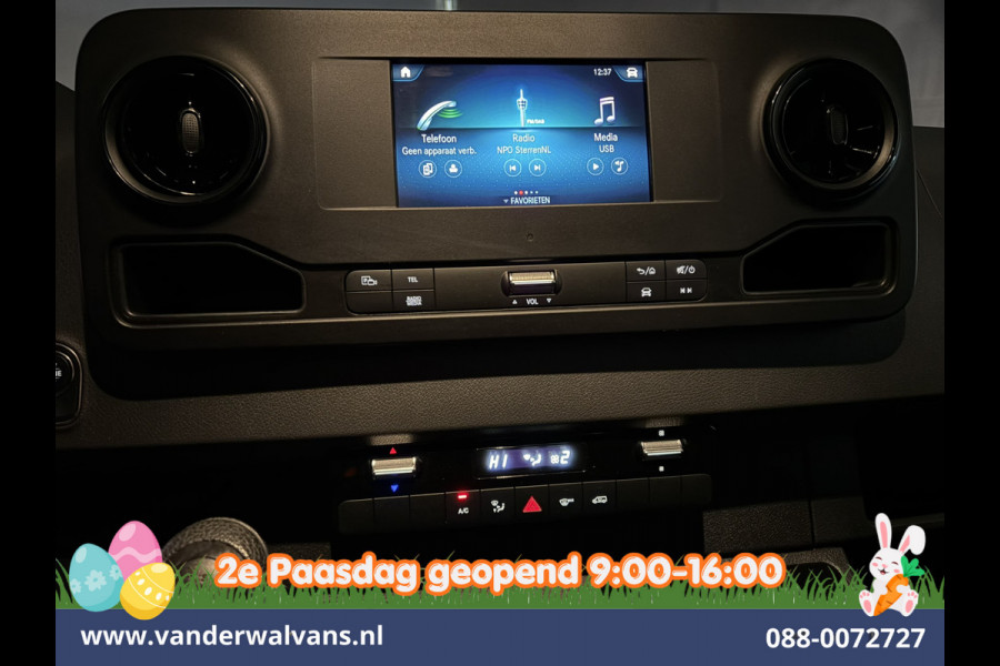 Mercedes-Benz Sprinter 317 CDI 170pk L3H2 Euro6 Airco | Camera | Apple Carplay | Cruisecontrol Android Auto, Chauffeursstoel, Stoelverwarming, 270 Graden Achterdeuren, Bijrijdersbank