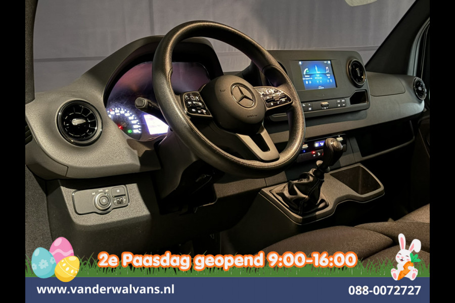 Mercedes-Benz Sprinter 317 CDI 170pk L3H2 Euro6 Airco | Camera | Apple Carplay | Cruisecontrol Android Auto, Chauffeursstoel, Stoelverwarming, 270 Graden Achterdeuren, Bijrijdersbank