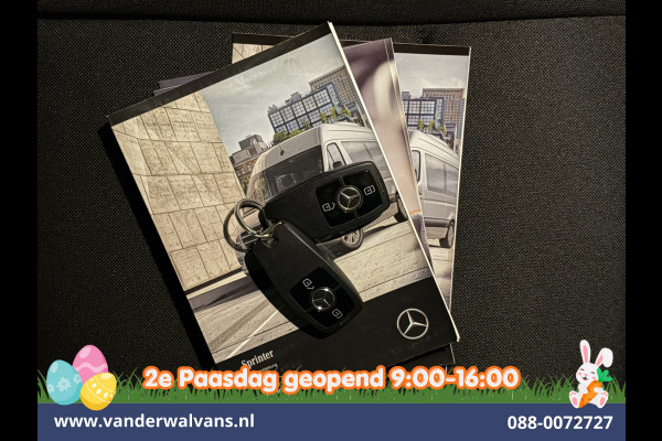 Mercedes-Benz Sprinter 317 CDI 170pk L3H2 Euro6 Airco | Camera | Apple Carplay | Cruisecontrol Android Auto, Chauffeursstoel, Stoelverwarming, 270 Graden Achterdeuren, Bijrijdersbank