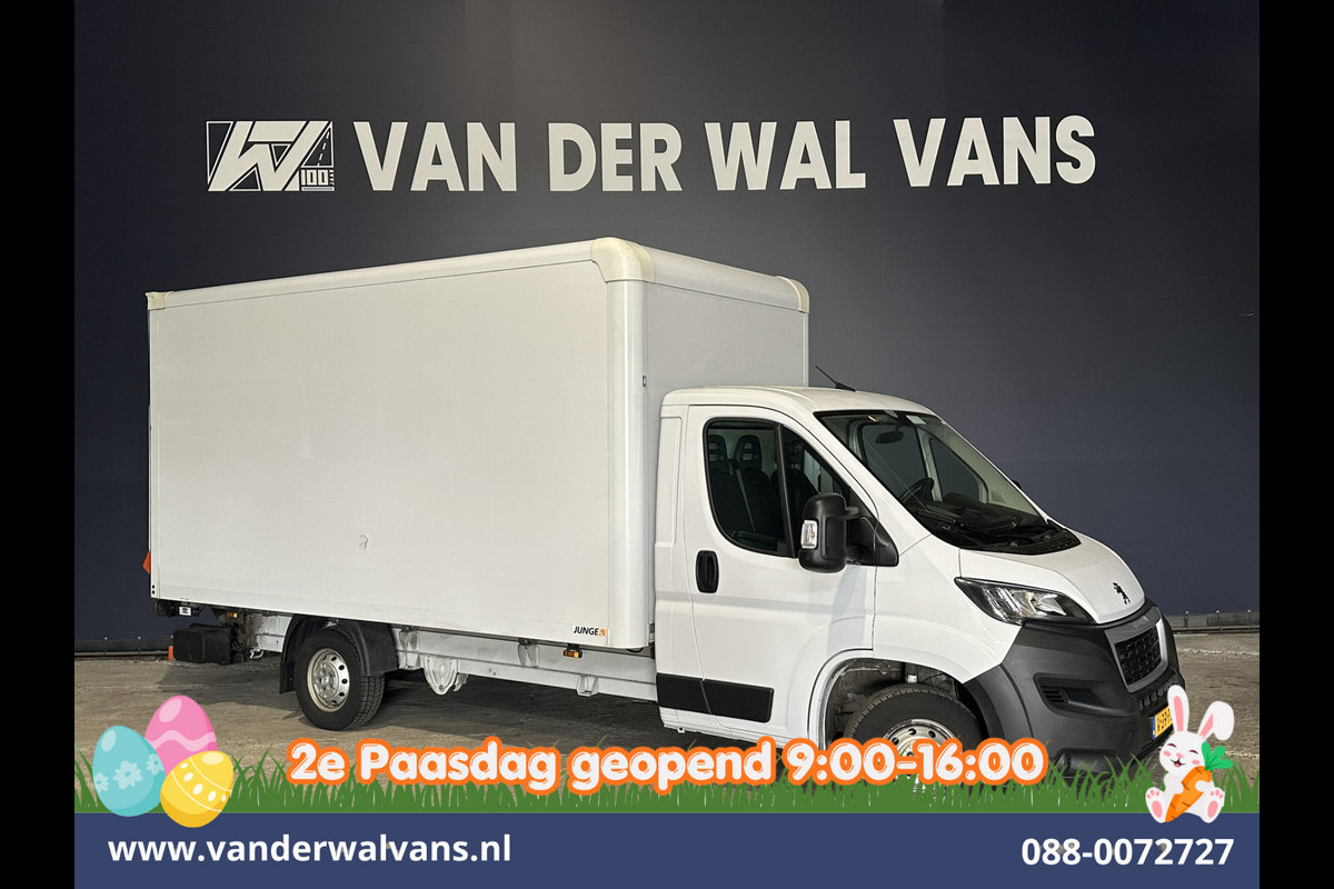 Peugeot Boxer 2.2 BlueHDi 141pk Bakwagen 436cm Lang Laadklep Euro6 Airco | Cruisecontrol | 985kg laadvermogen Bijrijdersbank