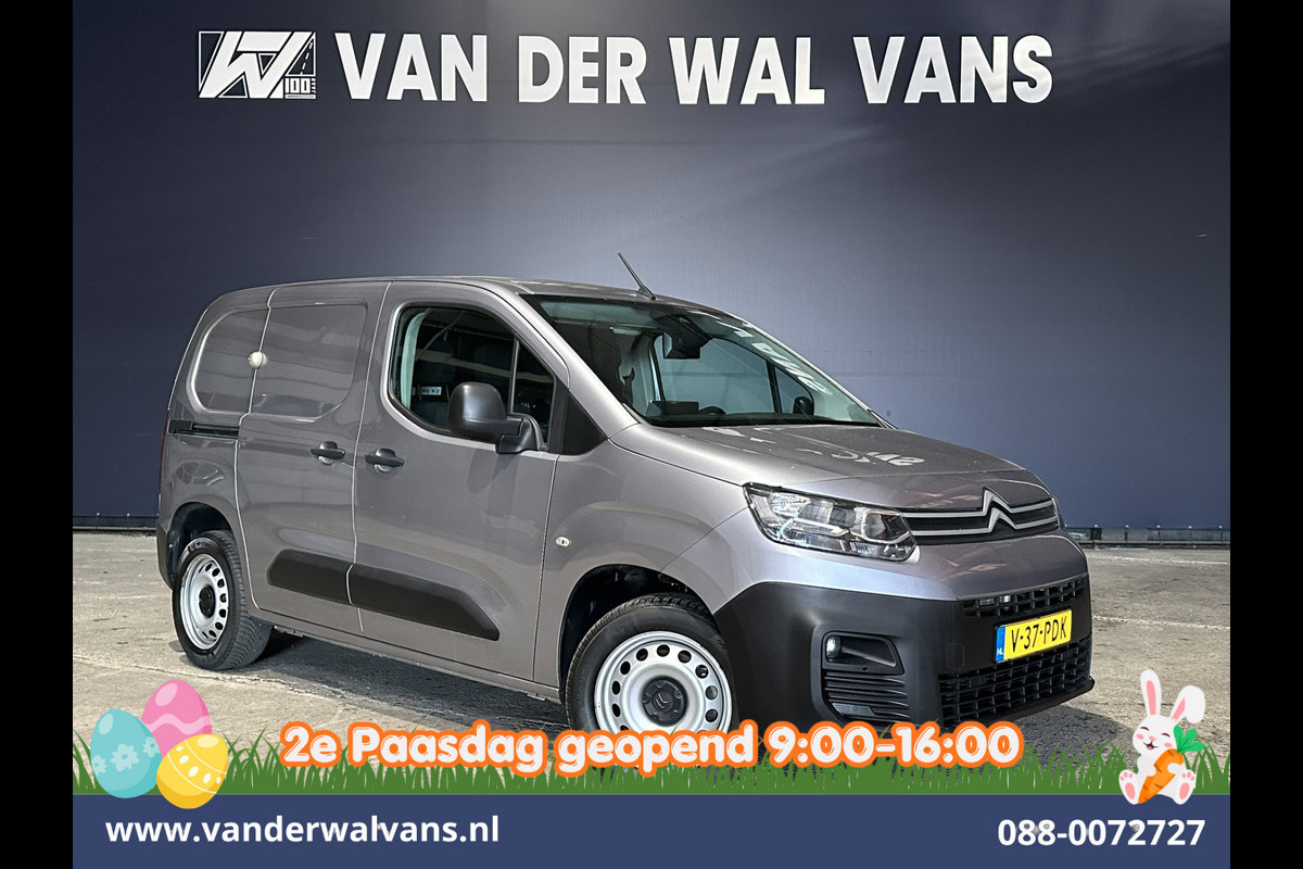 Citroën Berlingo 1.5 BlueHDI 131pk Automaat L1H1 Euro6 Airco | 3-Zits | Apple Carplay | Cruisecontrol Android Auto, Parkeersensoren, bijrijdersbank