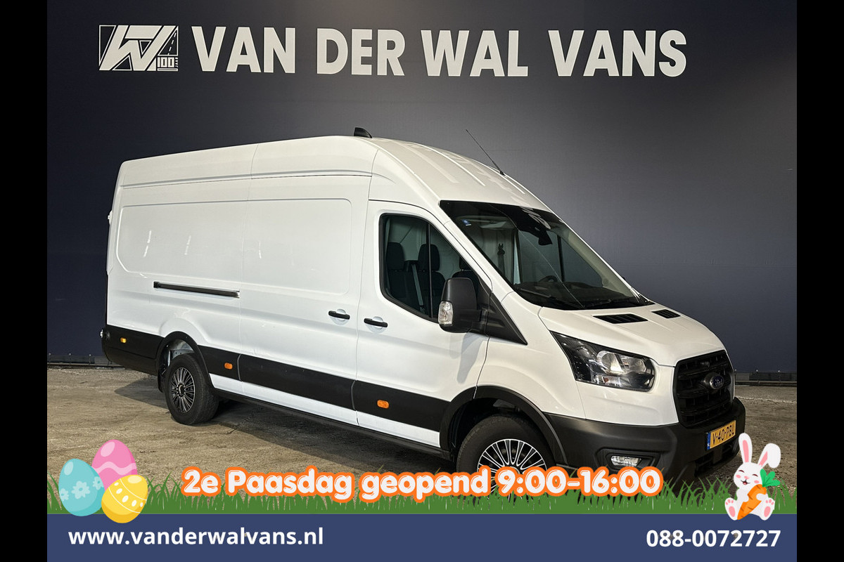 Ford Transit 2.0 TDCI 131pk L4H3 Euro6 Airco | Camera | Cruisecontrol | Verwarmde voorruit Parkeersensoren, Bijrijdersbank