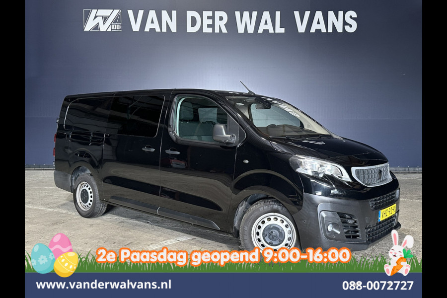 Peugeot Expert 2.0 BlueHDI 123pk Automaat L3H1 Dubbele Cabine Euro6 Airco | 6-Zits | Camera | Navigatie Head up Display, Apple Carplay, Android Auto, cruisecontrol, Trekhaak, Parkeersensoren