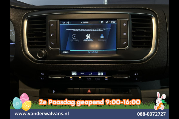 Peugeot Expert 2.0 BlueHDI 123pk Automaat L3H1 Dubbele Cabine Euro6 Airco | 6-Zits | Camera | Navigatie Head up Display, Apple Carplay, Android Auto, cruisecontrol, Trekhaak, Parkeersensoren