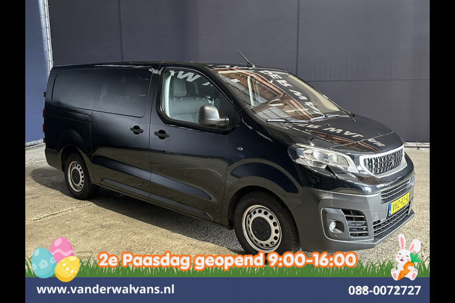 Peugeot Expert 2.0 BlueHDI 123pk Automaat L3H1 Dubbele Cabine Euro6 Airco | 6-Zits | Camera | Navigatie Head up Display, Apple Carplay, Android Auto, cruisecontrol, Trekhaak, Parkeersensoren