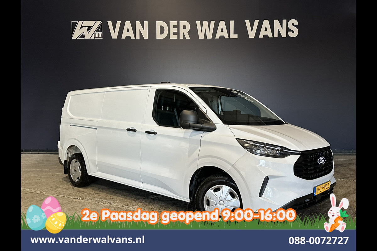 Ford Transit Custom 2.0 TDCI 136pk L2H1 Fabrieksgarantie Euro6 Airco | Camera | Apple Carplay | LED Android Auto, Cruisecontrol, Parkeersensoren, Verwarmde voorruit, Bijrijdersbank, 2740kg trekvermogen