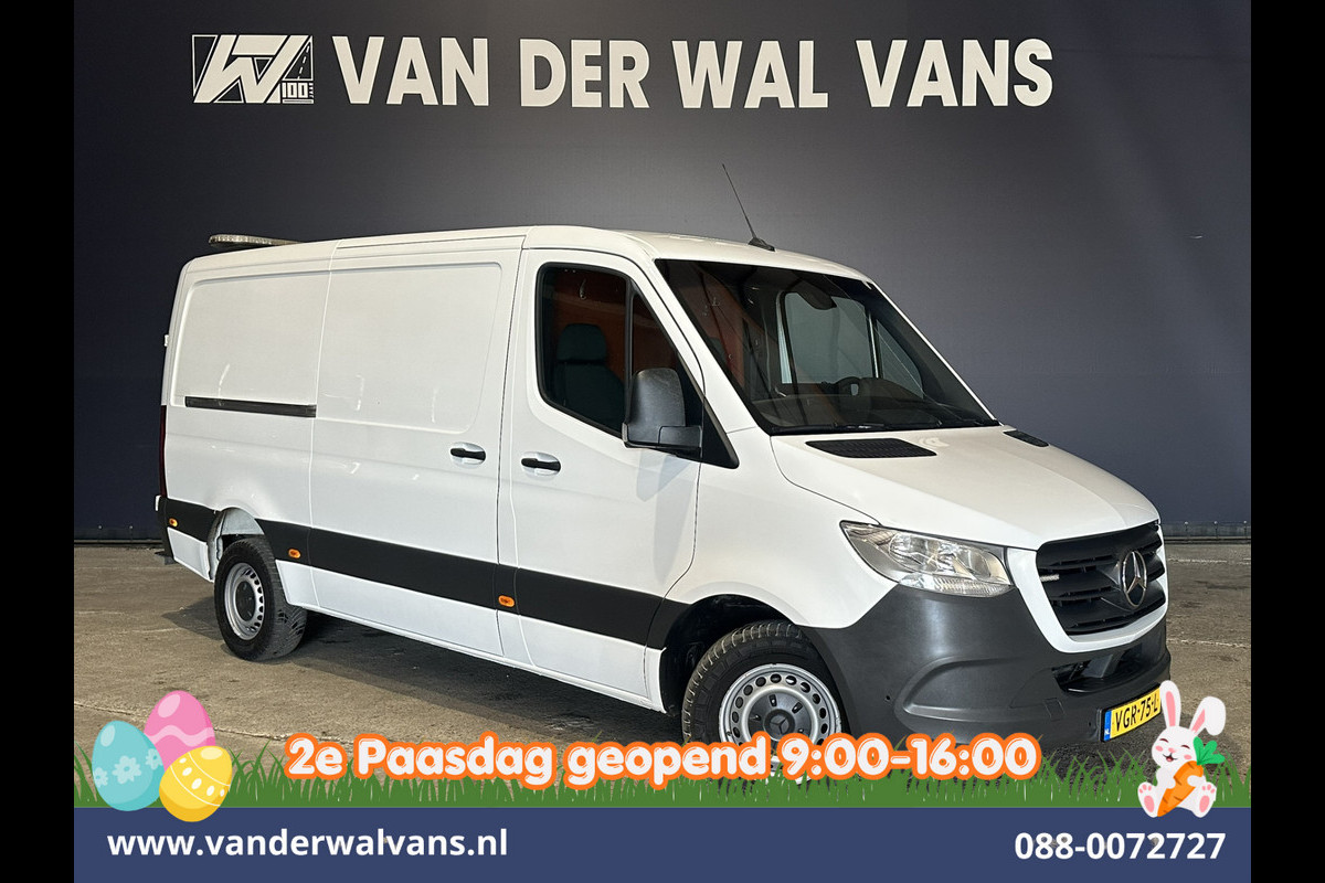 Mercedes-Benz Sprinter 316 CDI 164pk Automaat 3500kg Trekhaak L2H1 Inrichting Euro6 Airco | Omvormer | Camera | Apple Carplay Android Auto, Cruisecontrol, Parkeersensoren, Trilplaat Kraan