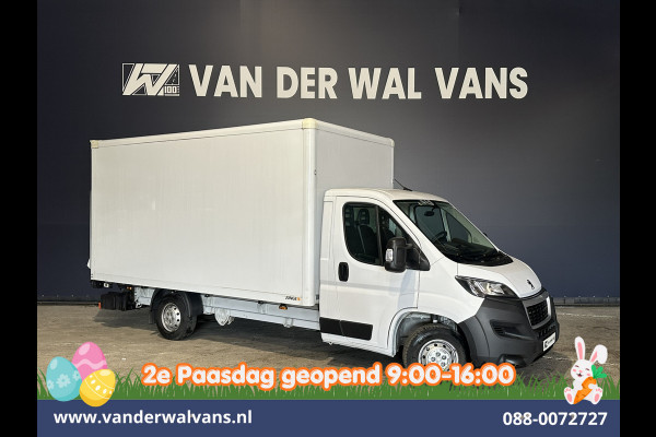 Peugeot Boxer 2.2 BlueHDi 141pk Bakwagen 435cm Lang Laadklep Euro6 Airco | Cruisecontrol | 995kg laadvermogen Bijrijdersbank