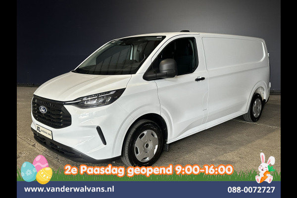 Ford Transit Custom 2.0 TDCI 136pk L2H1 Euro6 Airco | Camera | LED | Apple Carplay | Cruisecontrol Android Auto, Verwarmde Voorruit, Parkeersensoren, Bijrijdersbank, 2800kg trekvermogen