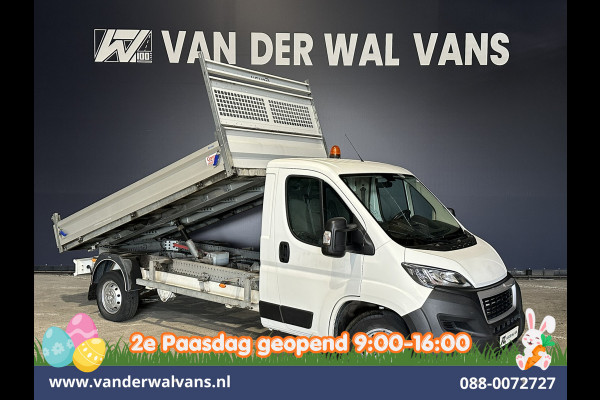 Peugeot Boxer 2.2 BlueHDi 140pk Kipper Open Laadbak Euro6 Bijrijdersbank Bluetooth telefoonvoorbereiding