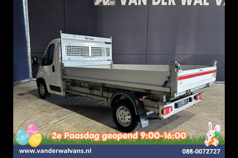 Peugeot Boxer 2.2 BlueHDi 140pk Kipper Open Laadbak Euro6 Bijrijdersbank Bluetooth telefoonvoorbereiding