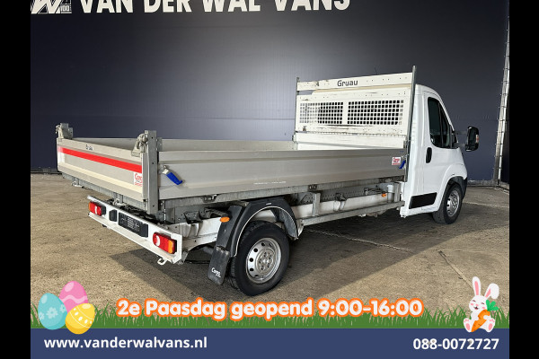 Peugeot Boxer 2.2 BlueHDi 140pk Kipper Open Laadbak Euro6 Bijrijdersbank Bluetooth telefoonvoorbereiding