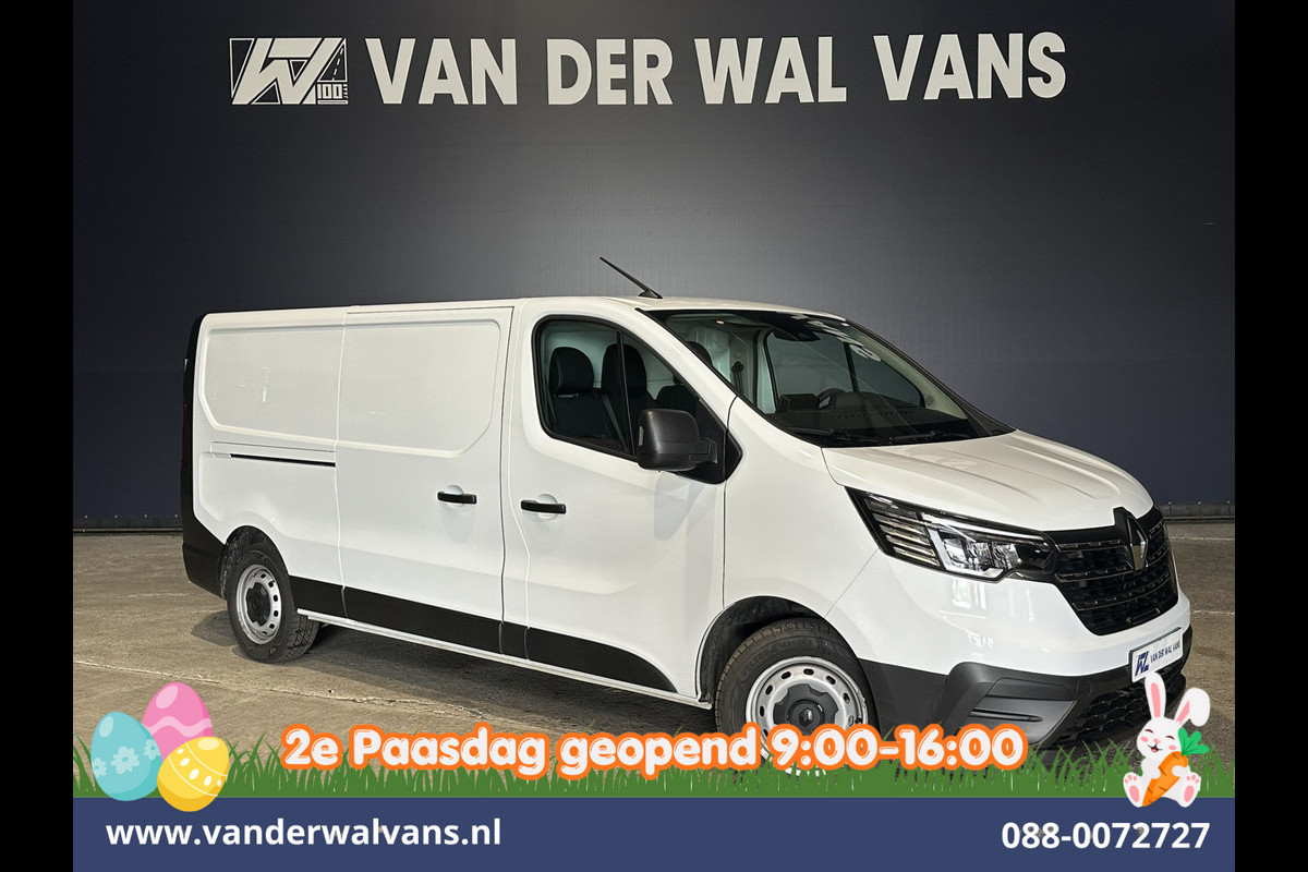 Renault Trafic 2.0 BluedCi 130pk L2H1 Fabrieksgarantie Euro6 Airco | Navigatie | LED | Cruisecontrol Parkeersensoren, Bijrijdersbank