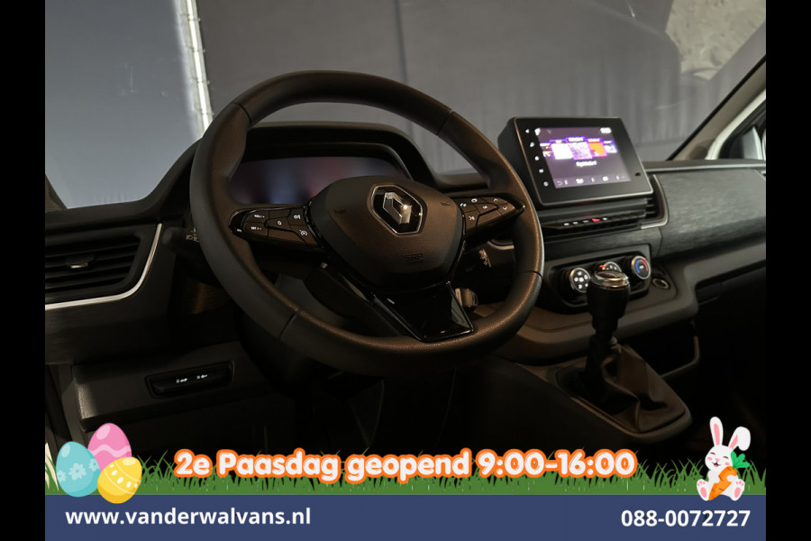 Renault Trafic 2.0 BluedCi 130pk L2H1 Fabrieksgarantie Euro6 Airco | Navigatie | LED | Cruisecontrol Parkeersensoren, Bijrijdersbank