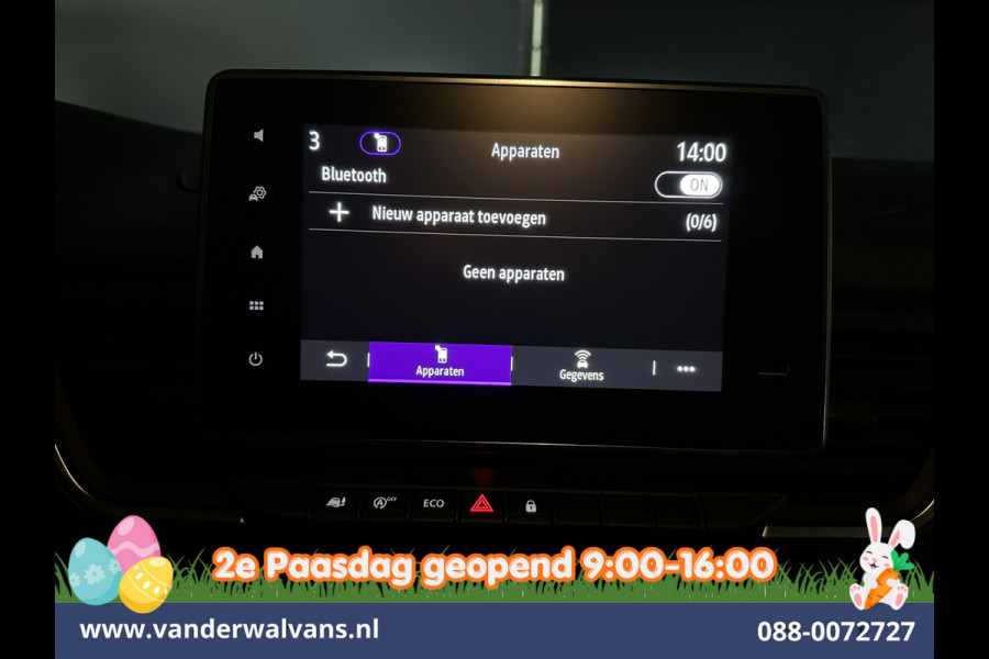 Renault Trafic 2.0 BluedCi 130pk L2H1 Fabrieksgarantie Euro6 Airco | Navigatie | LED | Cruisecontrol Parkeersensoren, Bijrijdersbank