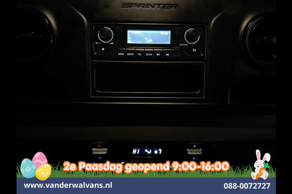 Mercedes-Benz Sprinter 317 CDI 170pk Pick up Kipper Open Laadbak Euro6 Airco | 2800kg Trekhaak | Bijrijdersbank