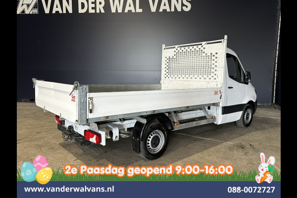 Mercedes-Benz Sprinter 317 CDI 170pk Pick up Kipper Open Laadbak Euro6 Airco | 2800kg Trekhaak | Bijrijdersbank