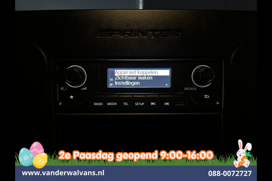 Mercedes-Benz Sprinter 317 CDI 170pk Pick up Kipper Open Laadbak Euro6 Airco | 2800kg Trekhaak | Bijrijdersbank