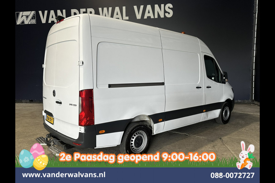 Mercedes-Benz Sprinter 315 CDI 150pk 9G-Tronic Automaat L2H2 Euro6 Airco | 3500kg trekhaak | Camera | Navigatie | Apple Carplay Cruisecontrol, Android Auto