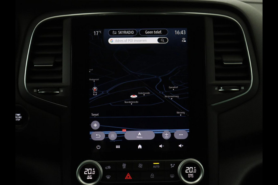 Renault Mégane 1.3 TCe Business Edition One | Leder | Stoelverwarming | Adaptive cruise | Camera | Carplay | Keyless | Full LED | Navigatie | Park Assist | Dodehoek detectie | Climate control