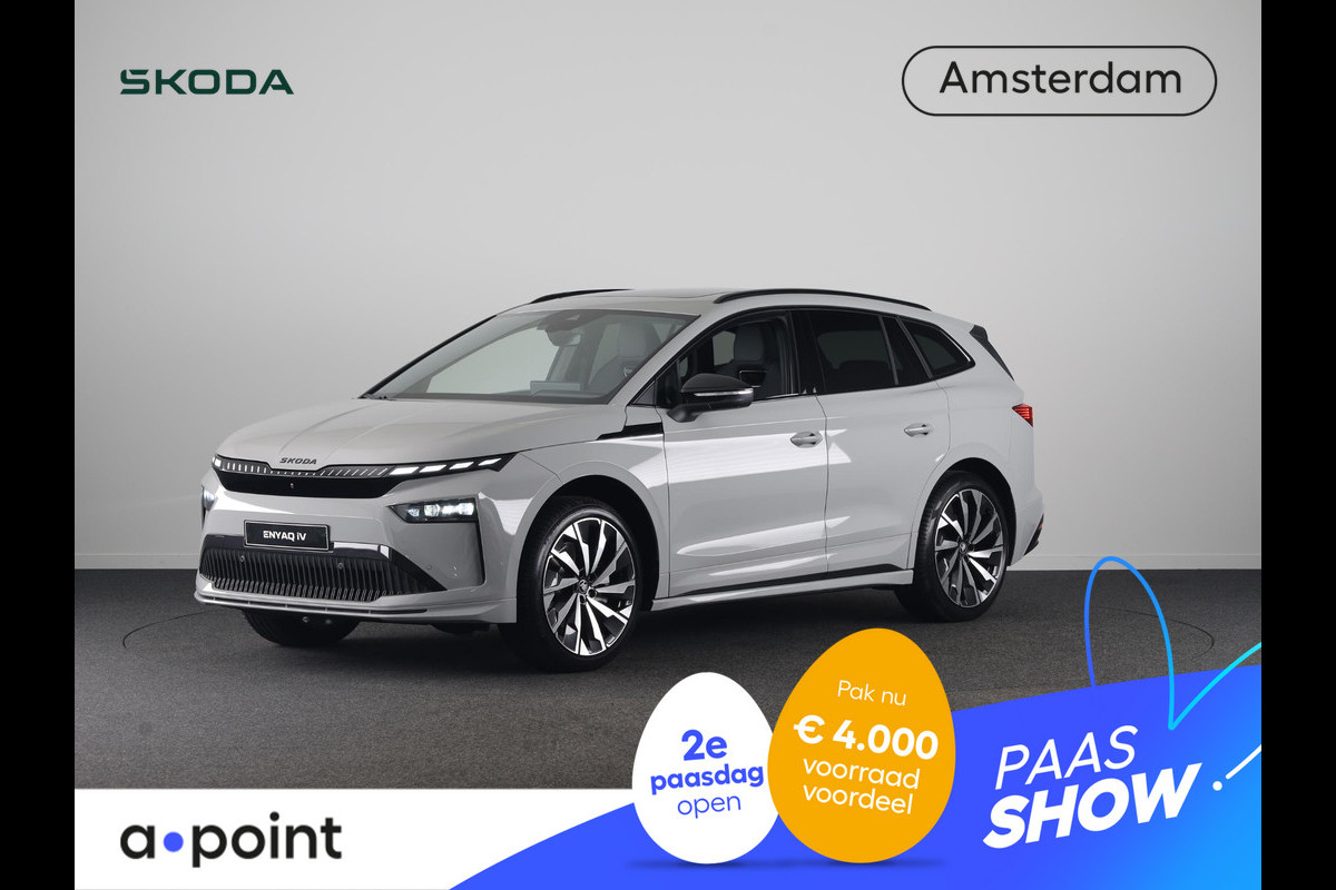 Škoda Enyaq 85 Sportline 286 pk 21 inch | Head up | Lightband | Blind spot | Adaptive Cruise | Panoramadak