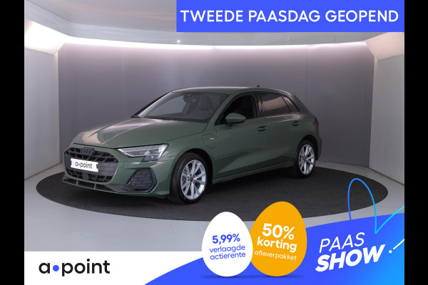 Audi A3 Sportback 40 TFSI e S edition 204 pk S-tronic | Verlengde garantie | Navigatie | Parkeersensoren (Park assist) | Achteruitrijcamera | Adaptieve cruise control | Stoelverwarming | S-Line |