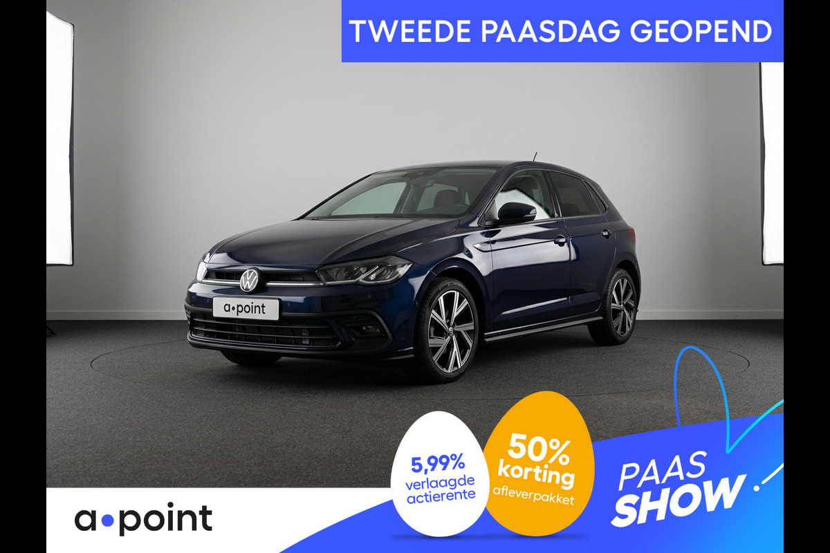 Volkswagen Polo 1.0 TSI R-Line 110 pk Automaat (DSG) | Navigatie via App | Parkeersensoren (Park assist) | Achteruitrijcamera | Adaptieve cruise control | Stoelverwarming | R-Line |