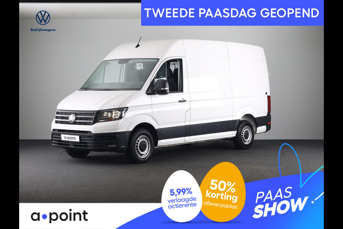 Volkswagen Crafter 35 2.0 TDI L3H3 Highline EURO VI 140 pk Automaat | Verlengde garantie | Navigatie | Parkeersensoren | Achteruitrijcamera | Cruise control |
