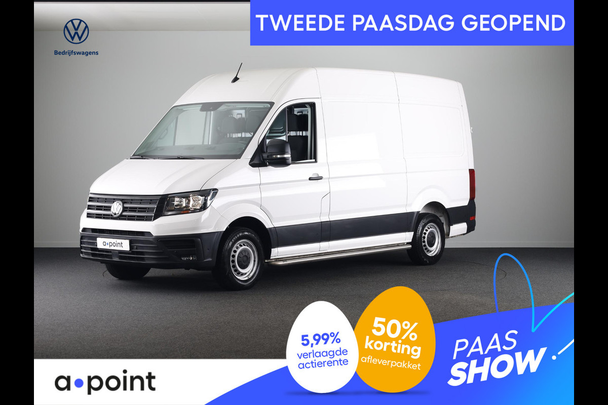 Volkswagen Crafter 35 2.0 TDI L3H3 Comfortline EURO VI 140 pk Automaat | Verlengde garantie | Navigatie | Trekhaak | Parkeersensoren | Achteruitrijcamera | Cruise control |