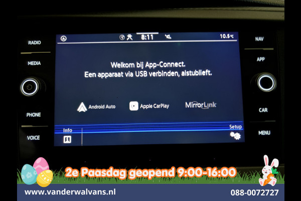 Volkswagen Transporter 2.0 TDI 150pk Automaat L1H1 Euro6 Airco | Camera | Apple Carplay | Cruisecontrol Android Auto, Parkeersensoren, Bijrijdersbank