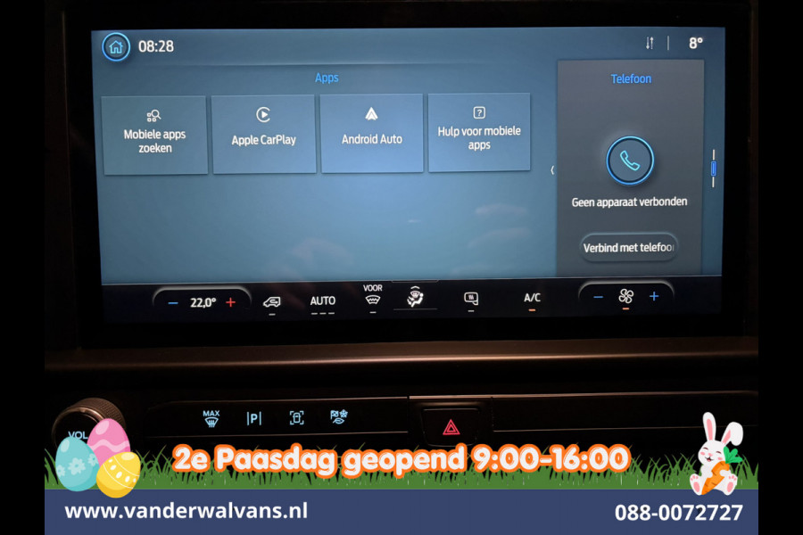 Ford Transit Custom 2.0 TDCI L1H1 Fabrieksgarantie Euro6 Airco | Camera | LED | Apple Carplay | Cruisecontrol Android Auto, Parkeersensoren, Verwarmde voorruit, Bijrijdersbank